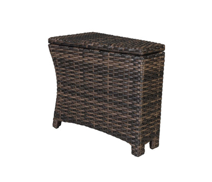 Cabana Coast Outdoor Living > Patio Furniture > Tables & End Tables Cabana Coast Riverside Storage Wedge Table