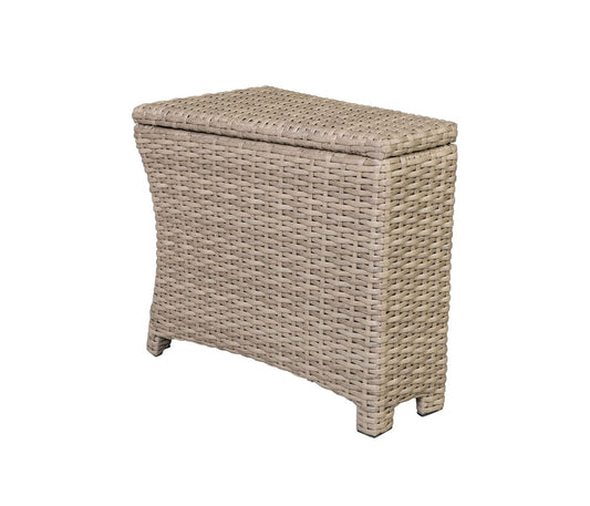 Cabana Coast Outdoor Living > Patio Furniture > Tables & End Tables Cabana Coast Riverside Storage Wedge Table