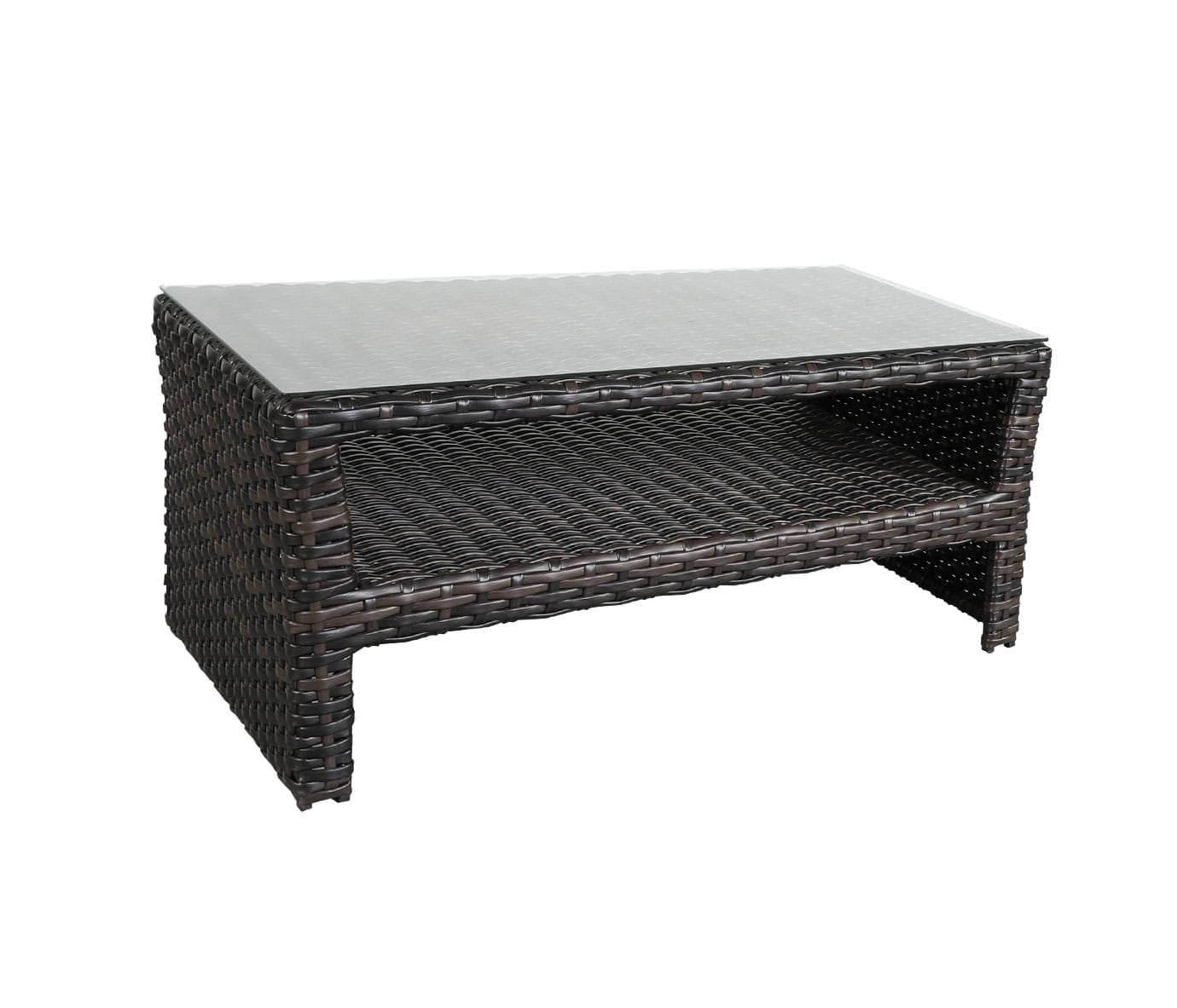 Cabana Coast Outdoor Living > Patio Furniture > Tables & End Tables Espresso Cabana Coast Riverside Rectangular Coffee Table