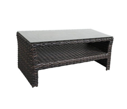 Cabana Coast Outdoor Living > Patio Furniture > Tables & End Tables Espresso Cabana Coast Riverside Rectangular Coffee Table