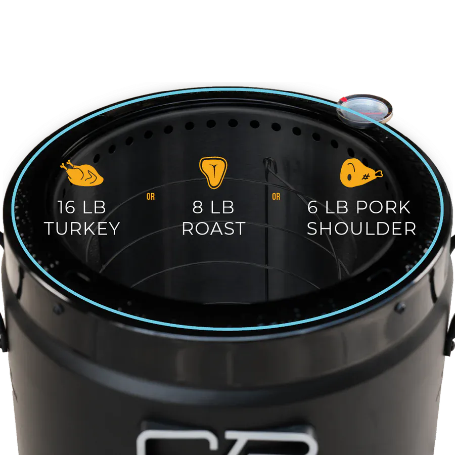 Charbroil Outdoor Cooking > Portable Grills > Propane Charbroil The Big Easy Outdoor Air Fryer