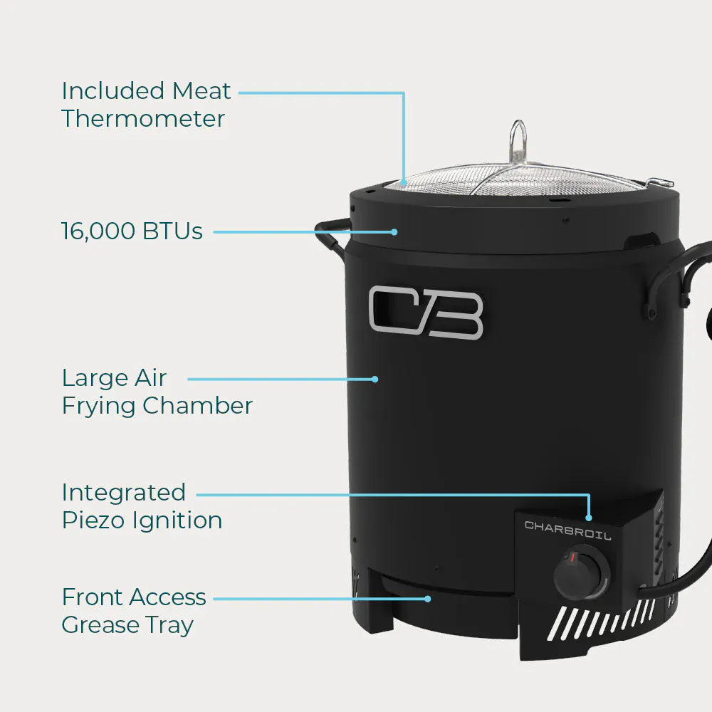 Charbroil Outdoor Cooking > Portable Grills > Propane Charbroil The Big Easy Outdoor Air Fryer