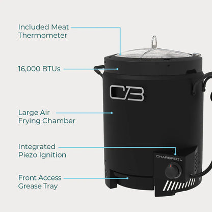 Charbroil Outdoor Cooking > Portable Grills > Propane Charbroil The Big Easy Outdoor Air Fryer