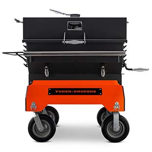 Yoder Smokers Flat Top 24" x 36" Competition Cart Charcoal Grill