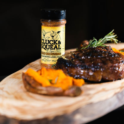 Cluck and Squeal Edibles > Seasoning > Rub Cluck and Squeal Bold Browning Rub