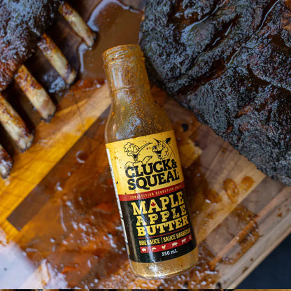 Cluck and Squeal Edibles > Seasoning > Sauce Cluck and Squeal Maple Apple Butter BBQ Sauce