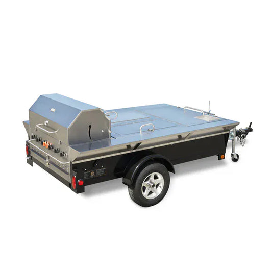 Crown Verity Outdoor Cooking > Commercial Grills Propane Crown Verity Towable Grill - 3 Lockable Compartments plus Sink