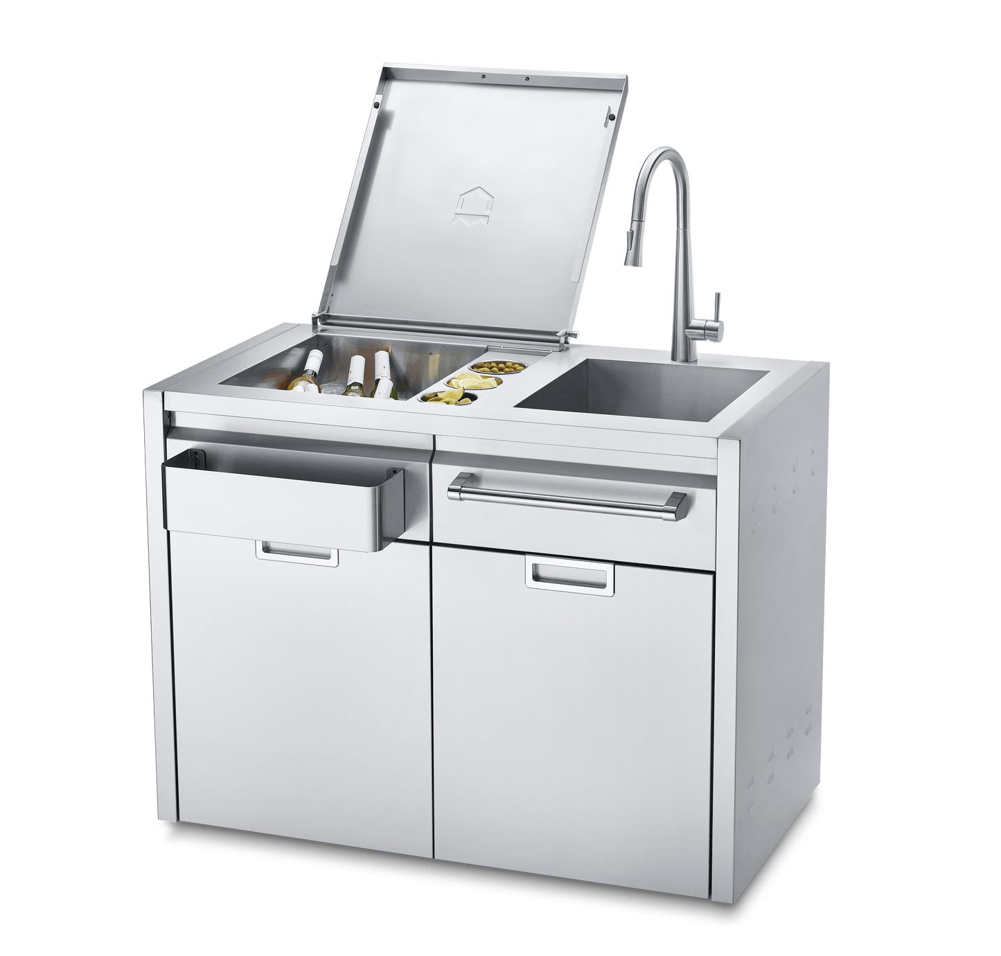 Crown Verity Outdoor Cooking > Outdoor Kitchens > Built In > Accessory Components Crown Verity Modular Beverage Centre
