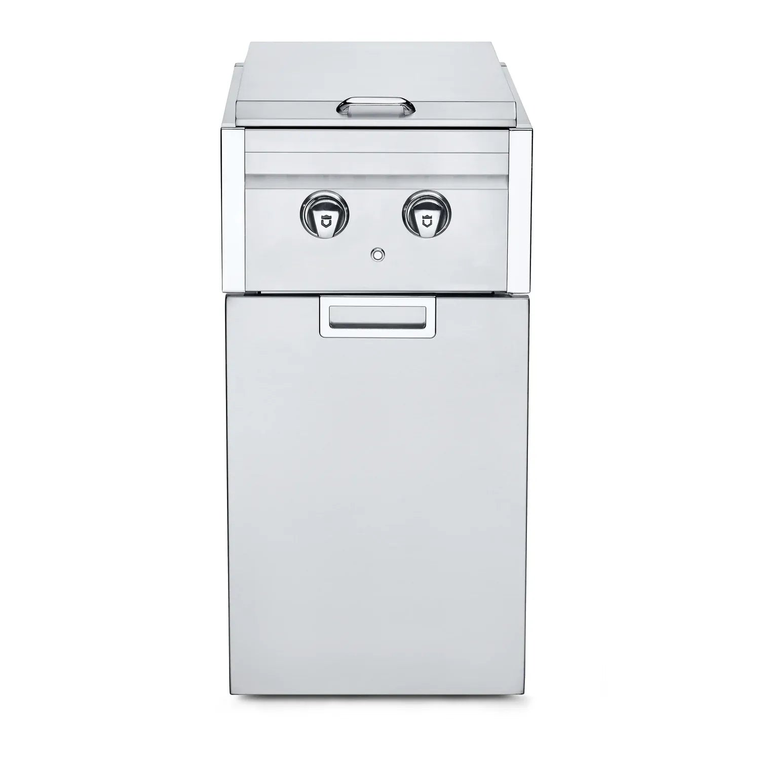 Crown Verity Outdoor Cooking > Outdoor Kitchens > Built In > Accessory Components Propane Infinite Series Cabinet Module with Dual Side Burner and Propane tank Holder