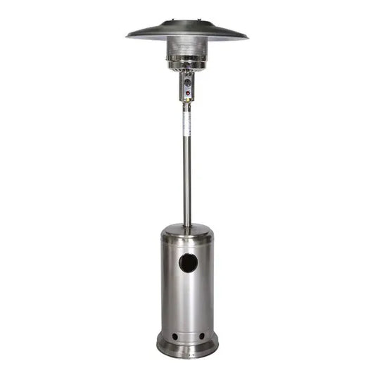 Crown Verity Outdoor Living > Heating > Patio Heaters > Freestanding Crown Verity Stainless Steel Patio Heater - Propane