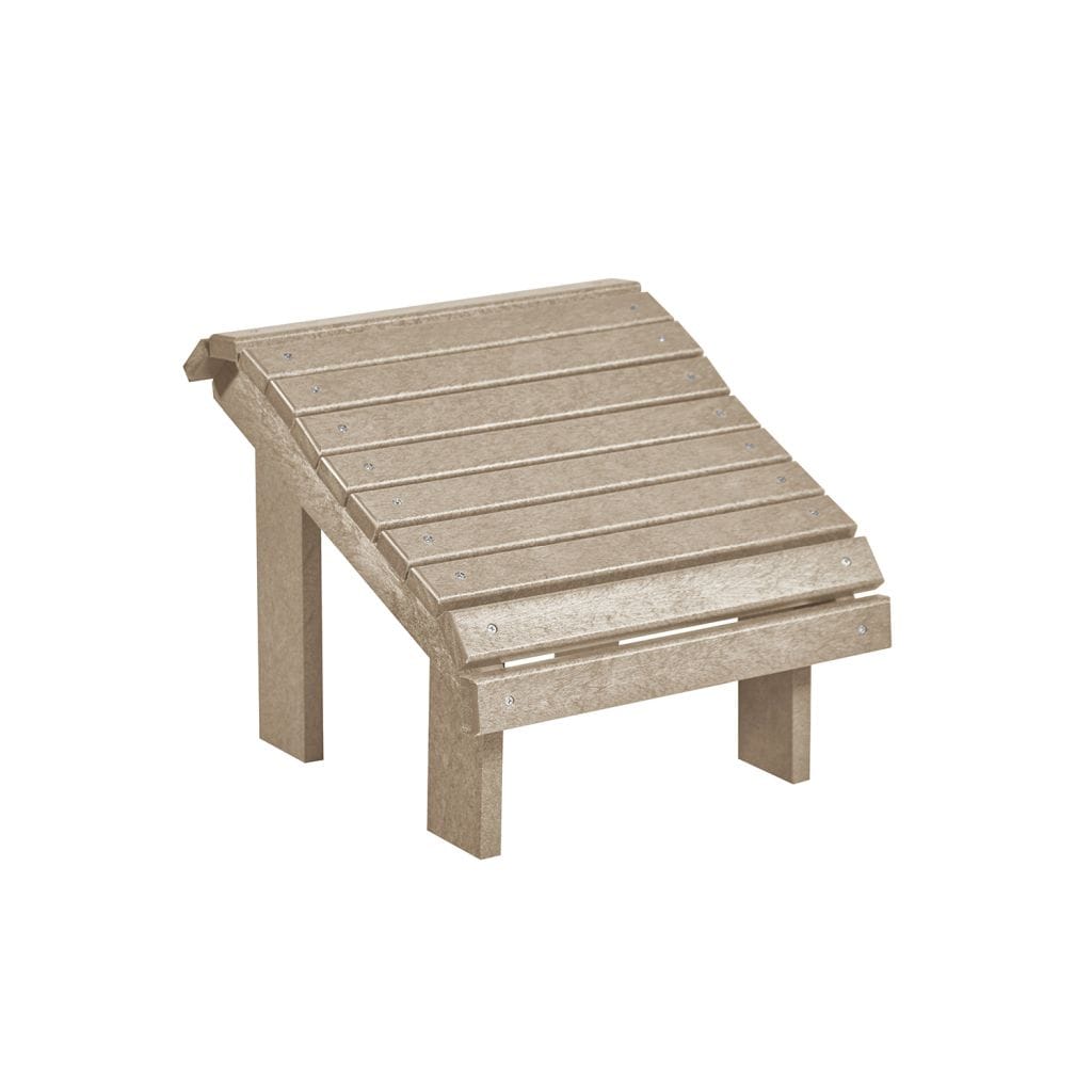CRP Outdoor Living > Patio Furniture Beige C.R. Plastic Products Premium Footstool
