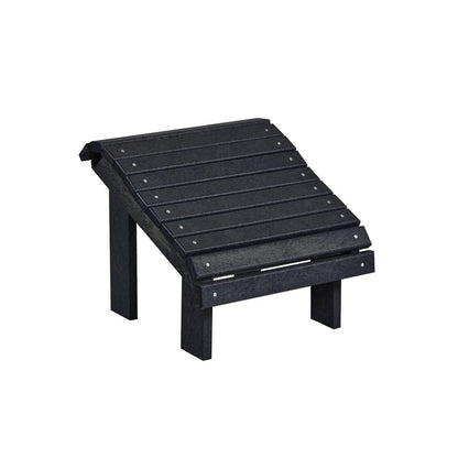 CRP Outdoor Living > Patio Furniture Black C.R. Plastic Products Premium Footstool