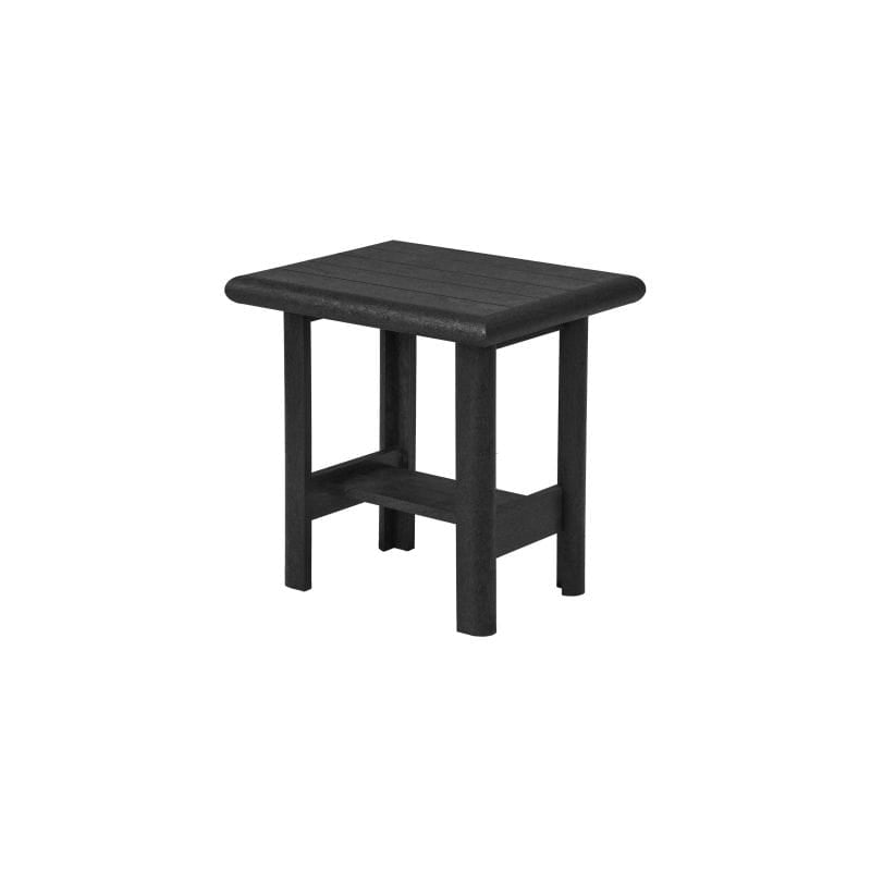 CRP Outdoor Living > Patio Furniture > Deep Seating Black C.R. Plastic Products Stratford 19" End Table