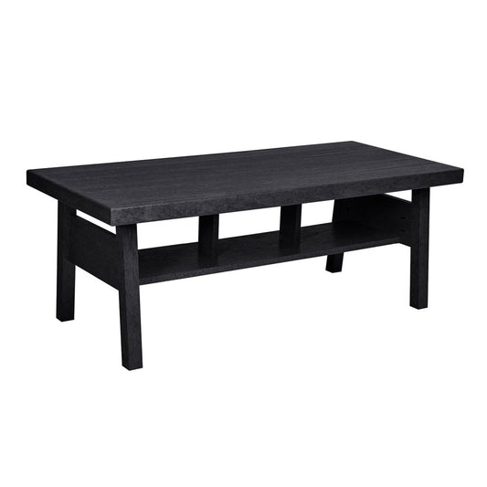 CRP Outdoor Living > Patio Furniture > Deep Seating Black C.R. Plastic Products Tofino 49" Coffee Table