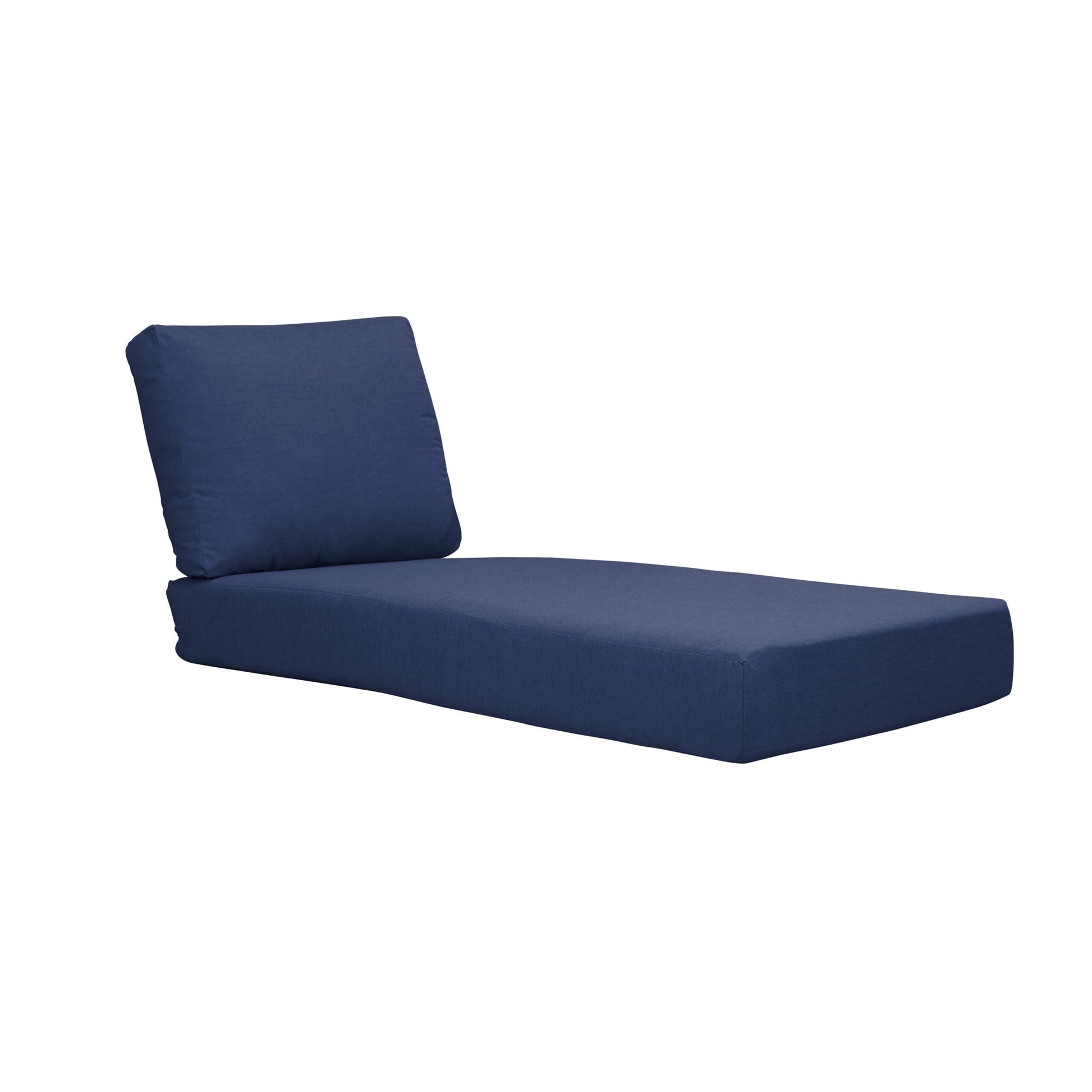 CRP Outdoor Living > Patio Furniture > Deep Seating Black / Canvas Navy C.R. Plastic Products Tofino Deep Seating Chaise Expansion