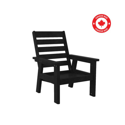 CRP Outdoor Living > Patio Furniture > Deep Seating C.R. Plastic Products Charleston Deep Seating High Back Arm Chair with Sunbrella Cushions