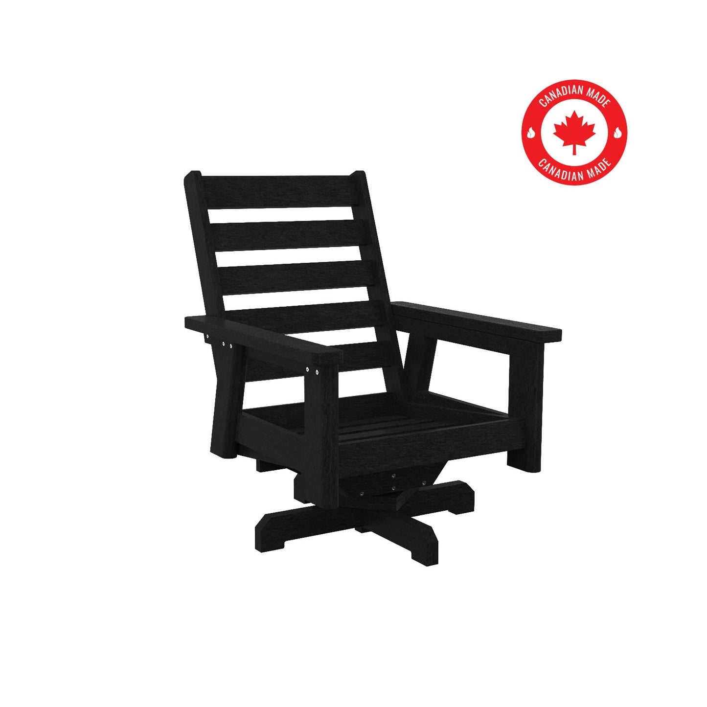CRP Outdoor Living > Patio Furniture > Deep Seating C.R. Plastic Products Charleston Deep Seating High Back Swivel Chair with Sunbrella Cushions
