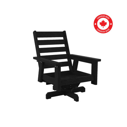CRP Outdoor Living > Patio Furniture > Deep Seating C.R. Plastic Products Charleston Deep Seating High Back Swivel Chair with Sunbrella Cushions