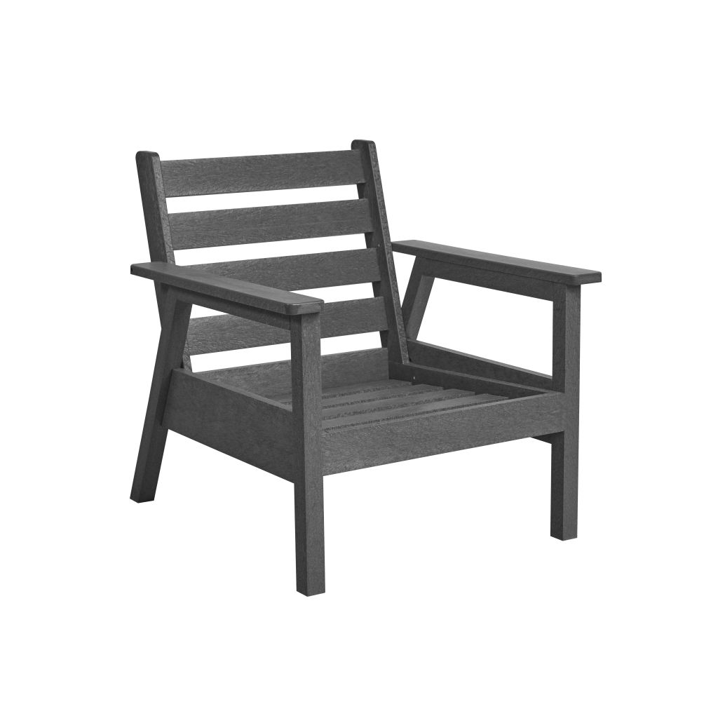 CRP Outdoor Living > Patio Furniture > Deep Seating C.R. Plastic Products Tofino Arm Chair with Sunbrella Cushions