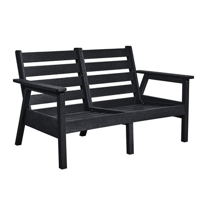 CRP Outdoor Living > Patio Furniture > Deep Seating C.R. Plastic Products Tofino Deep Seating  Love Seat with Sunbrella Cushions