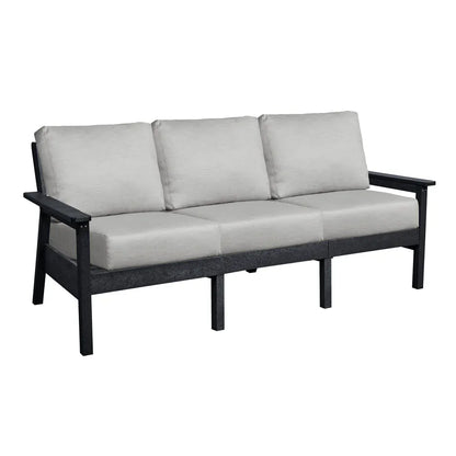 CRP Outdoor Living > Patio Furniture > Deep Seating C.R. Plastic Products Tofino Deep Seating  Sofa with Sunbrella Cushions