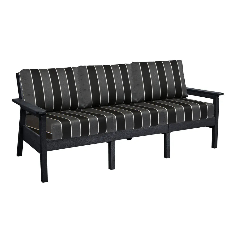 CRP Outdoor Living > Patio Furniture > Deep Seating C.R. Plastic Products Tofino Deep Seating  Sofa with Sunbrella Cushions