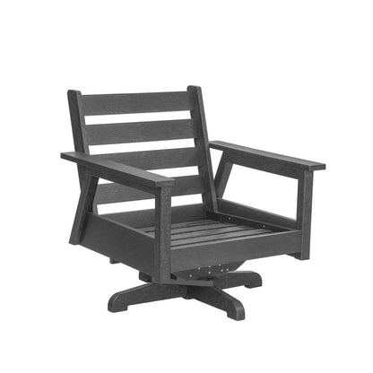 CRP Outdoor Living > Patio Furniture > Deep Seating C.R. Plastic Products Tofino Swivel Chair with Sunbrella Cushions