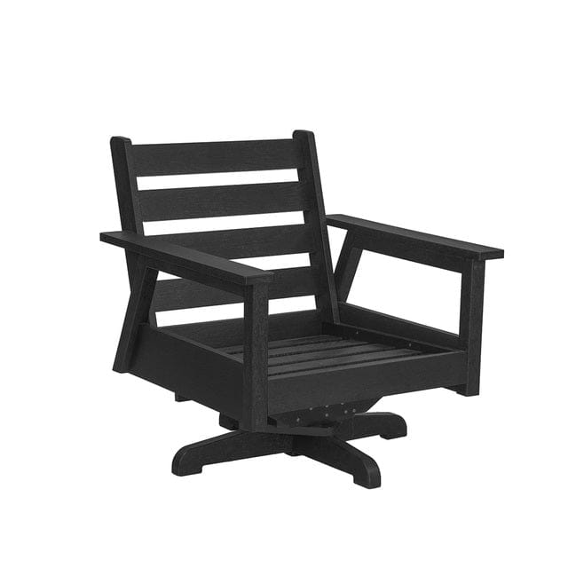 CRP Outdoor Living > Patio Furniture > Deep Seating C.R. Plastic Products Tofino Swivel Chair with Sunbrella Cushions