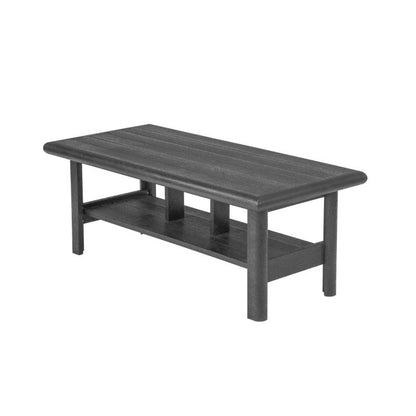 CRP Outdoor Living > Patio Furniture > Deep Seating Slate Grey C.R. Plastic Products Stratford 49" Coffee Table