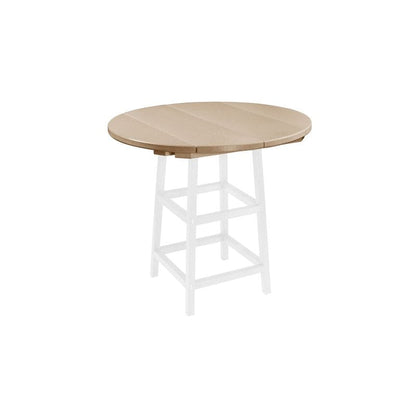 CRP Outdoor Living > Patio Furniture > Dining Beige C.R. Plastic Products 40" Round Table Top