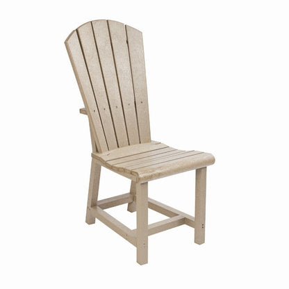 CRP Outdoor Living > Patio Furniture > Dining Beige C.R. Plastic Products Addy Dinning Side Chair