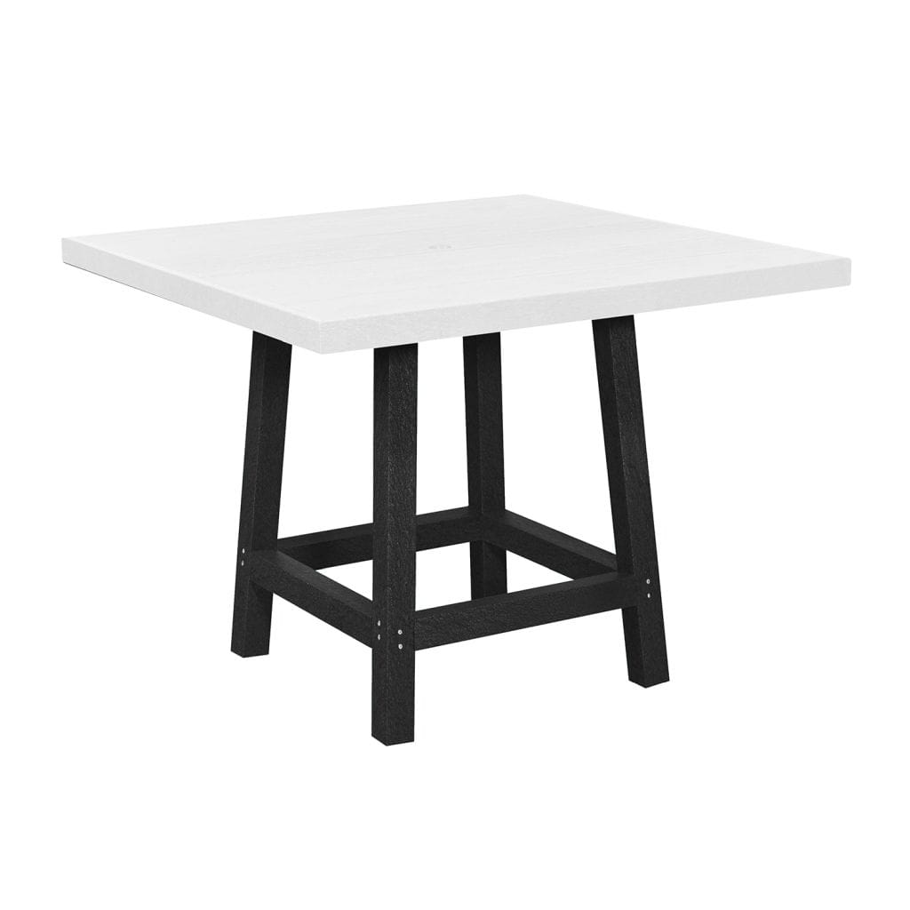 CRP Outdoor Living > Patio Furniture > Dining Black C.R. Plastic Products Dining height table legs