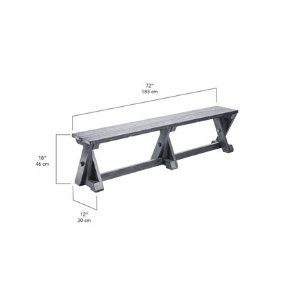 CRP Outdoor Living > Patio Furniture > Dining C.R. Plastic Products Harvest Dining Table Bench