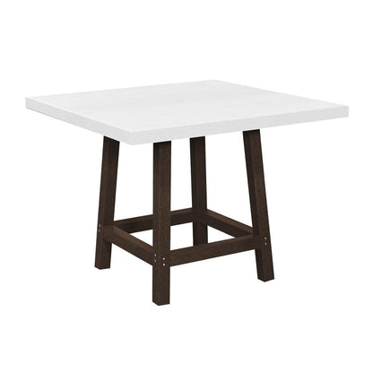 CRP Outdoor Living > Patio Furniture > Dining Chocolate C.R. Plastic Products Dining height table legs