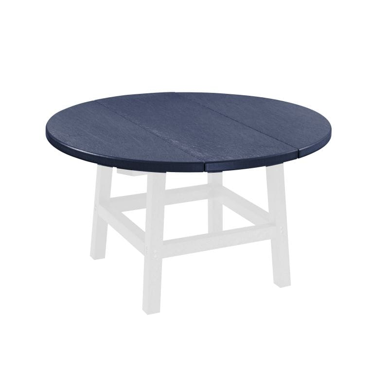 CRP Outdoor Living > Patio Furniture > Dining Navy C.R. Plastic Products 32" Round Table Top