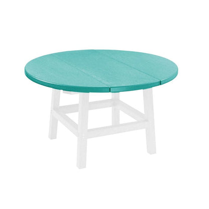 CRP Outdoor Living > Patio Furniture > Dining Turquoise C.R. Plastic Products 32" Round Table Top