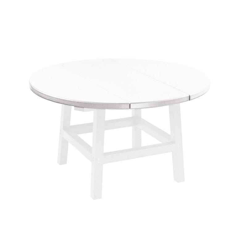 CRP Outdoor Living > Patio Furniture > Dining White C.R. Plastic Products 32" Round Table Top