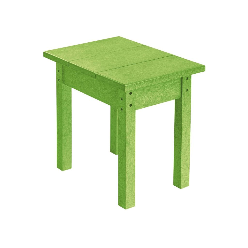CRP Outdoor Living > Patio Furniture > Resin Kiwi Green C.R. Plastic Products  SMALL RECTANGULAR TABLE