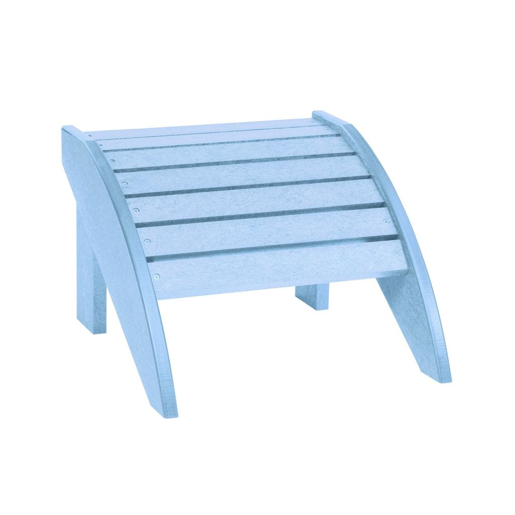 CRP Outdoor Living > Patio Furniture Sky Blue C.R. Plastic Products Footstool