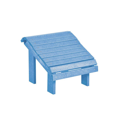 CRP Outdoor Living > Patio Furniture Sky Blue C.R. Plastic Products Premium Footstool