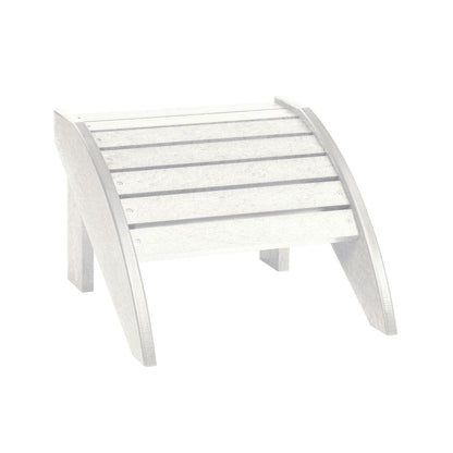 CRP Outdoor Living > Patio Furniture White C.R. Plastic Products Footstool