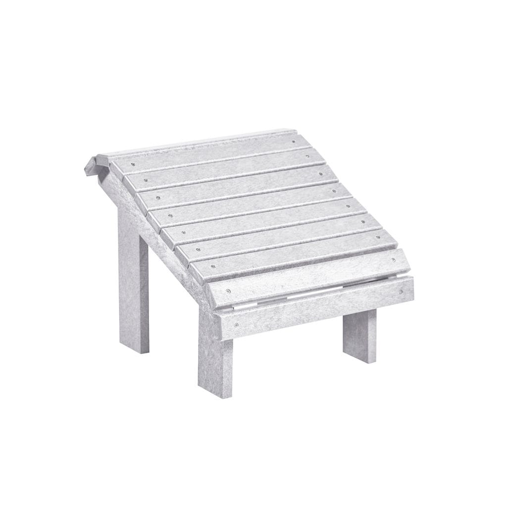 CRP Outdoor Living > Patio Furniture White C.R. Plastic Products Premium Footstool