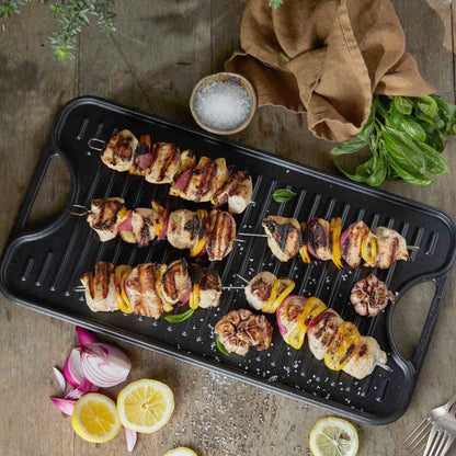Danesco Barbecue Accessories > Tools and Gadgets > Grill Toppers > Griddles Danesco Reversible Cast Iron Griddle