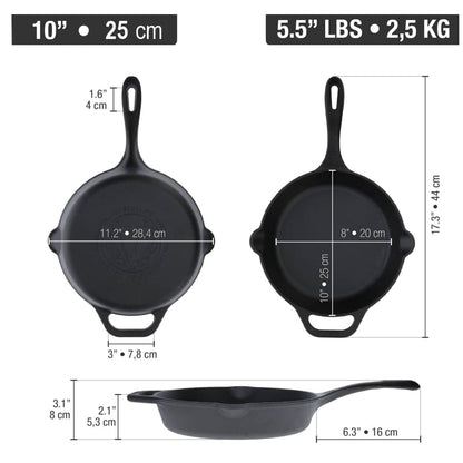 Danesco Barbecue Accessories > Tools and Gadgets > Pots and Pans Danesco 25cm Cast Iron Skillet