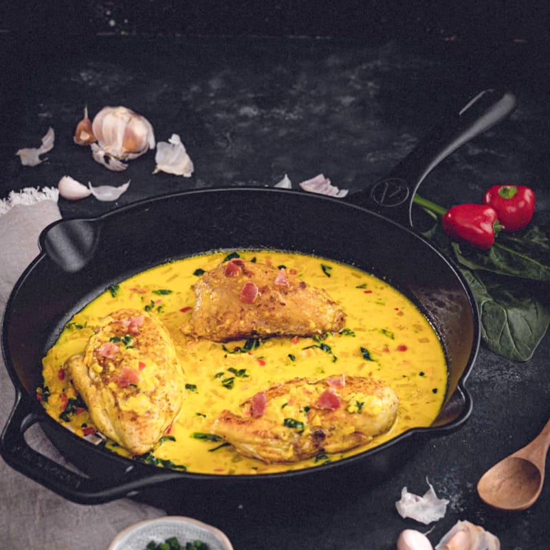 Danesco Barbecue Accessories > Tools and Gadgets > Pots and Pans Danesco 30 cm Cast Iron Skillet