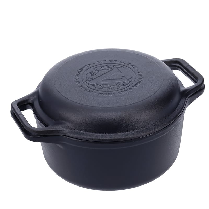 Danesco Barbecue Accessories > Tools and Gadgets > Pots and Pans Danesco Cast Iron Dutch Oven Combo Cooker