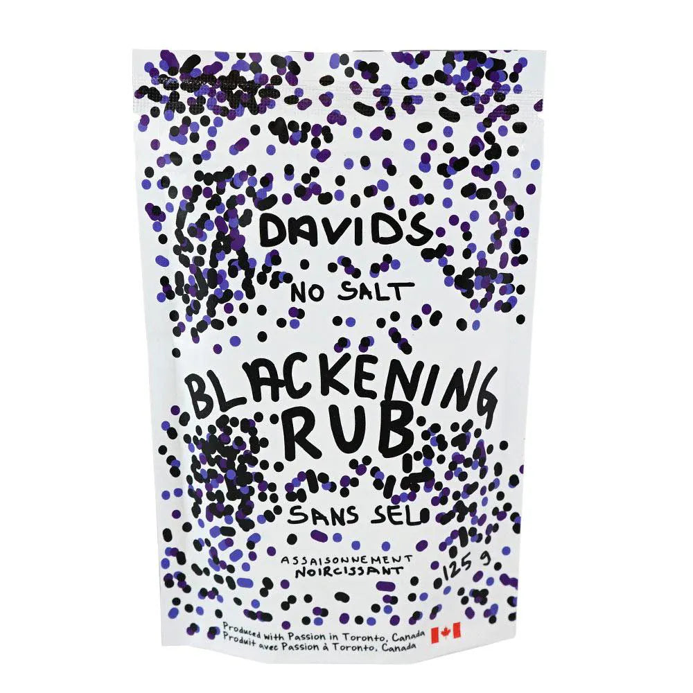 David's Rubs Edibles > Seasoning > Rub David's No Salt Blackening Rub - 125 g