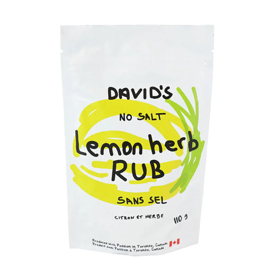 David's Rubs Edibles > Seasoning > Rub David's No Salt Lemon Herb Rub - 410 g