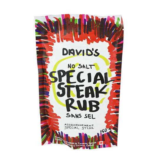David's Rubs Edibles > Seasoning > Rubs David's No Salt Special Steak Rub - 150 g