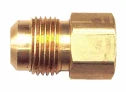 Coupling Male Flare to FPT - 3/8" to 1/4"